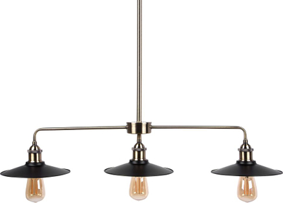 Lampë varëse MONTONE metal, 3 llamba, metal, e zezë