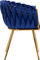 Karrige Chair 4Rico QS-GW06G, për dhomë ndenje, blu e errët