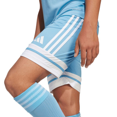 Шорц фудбал adidas Squadra 25 Jr JJ2426, за деца, рециклиран полиестер, бели