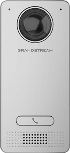 Interfon video IP Grandstream GDS3712, kamerë HD, buton i vetëm, gri metalik