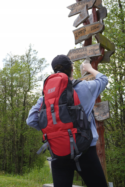 Планинарски ранец Kubisport Mountains 50L, унисекс, црн