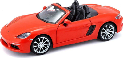 Maket veture Bburago Porsche 718 Boxster, die-cast, shkalla 1:24, portokalli
