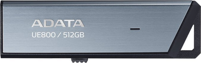 USB ADATA UE800, 512GB, USB 3.2 Gen2, USB Type C, e zezë