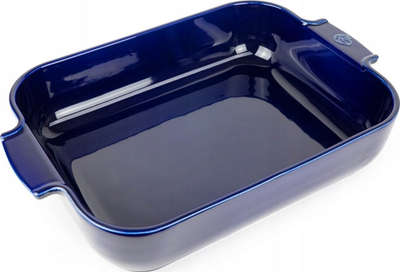 Pjatë pjekjeje Peugeot Appolia Rectangular 40cm, qeramike, midnight blue