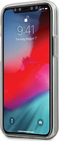 Kapak telefoni Mercedes MEHCP12SARGBK, për iPhone 12 mini 5.4", hardcase Transparent Line, i zi
