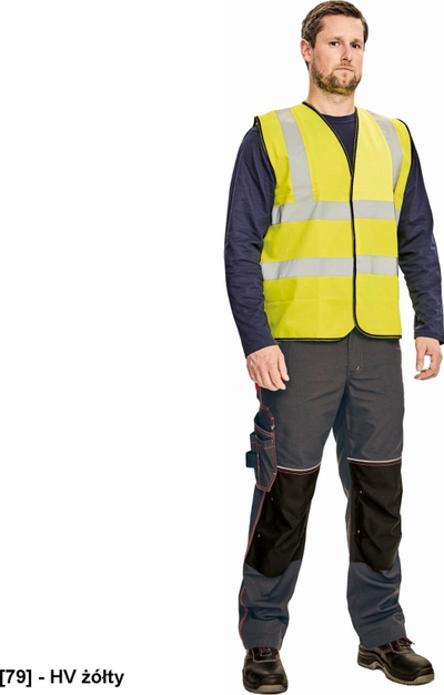 Рефлексен елек за работа Otto Schachner Lynx Plus, hi viz, големина 2XL, жолт