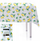 Mbulesë plastike tavoline Vilde Oilcloth, 180x130 cm, me limona, e bardhë