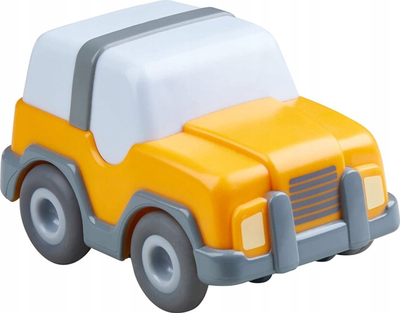 Makinë lodër HABA Kullerbü Off-road Vehicle, motor me momentum, plastike ABS, e verdhë
