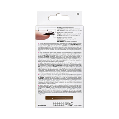 Thonj KISS Salon Acrylic French Color Nail Art - Hype, 28 copë