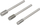 Set veglash bluarëse diamanti Wolfcraft, cilindrike, 3 copë