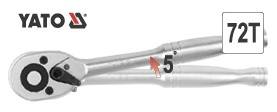 Çelës standard Yato YT-0310, 1/4", 125mm
