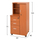 Dollap zyre Professional HM2052.03R, 60x46x120 cm, melaminë, ngjyrë qershie