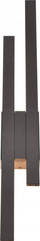 Llambë muri LED për jashtë Trio Lighting TAWA, 62 cm, IP54, antracit