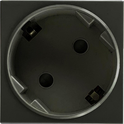 Prizë modulare Orno NOEN GS, 45x45mm, 16A 250V, e zezë