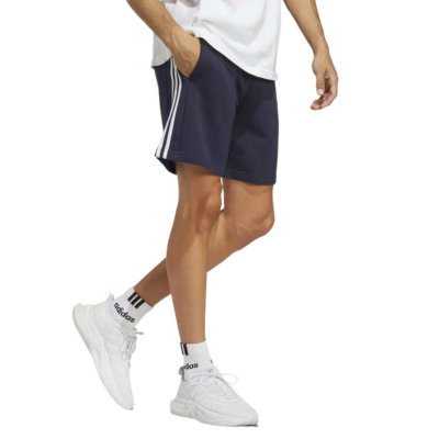 Шорц Adidas Essentials French Terry 3 Stripes M IC9436, памук, темно сина
