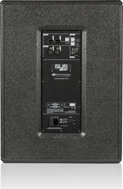 Subwoofer aktiv PA dBTechnologies Sub 615, 1200W, 15", i zi