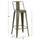 Karrige bar METAL MELITA HM8643.03, metal, 43x43x100cm, jeshile ulliri e errët