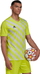 Bluzë sportive adidas Entrada 22 Graphic Jersey M HF0118, poliestër i riciklu, teknologji Aeroready, e verdhë gri