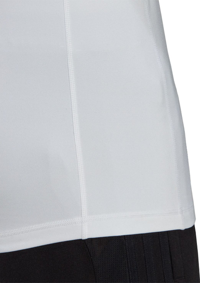 Bluzë termike adidas TechFit Warm M H23121, me mëngë të gjata, për burra, e bardhë