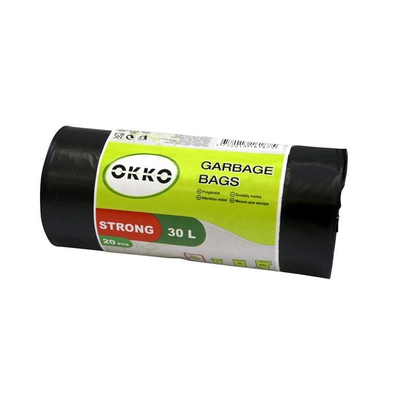 Кеси за ѓубре Okko Strong, 30L, 20 парчиња, црни