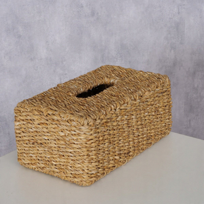 Shportë Boltze Home Sophy, 13cm, hekur dhe seagrass, natyrale