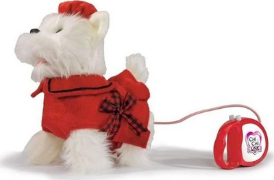 Lodër pelushi me telekomandë Simba Chi Chi Love Poshi, interaktive, e bardhë