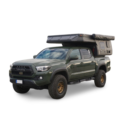 Kabinë kampingu për pick up Offlander Atakama S, me kuzhinë brenda, panel diellor, e zezë
