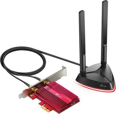 Kartelë rrjeti TP-Link Archer TX3000E, Wi-Fi 6, Bluetooth 5.0, e zezë