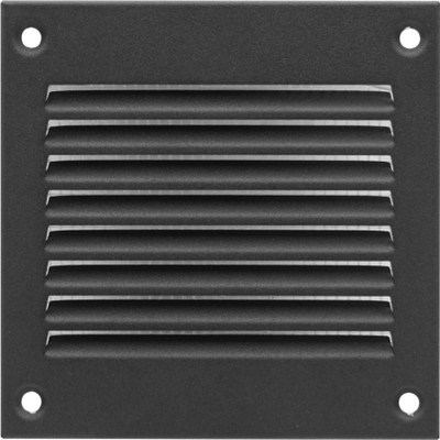 Grilë ventilimi metalike Euro3plast MR2628A, për mure dhe tavane, gri
