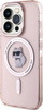 Mbulesë telefoni Karl Lagerfeld IML Choupette, MagSafe, për iPhone 15 Pro, rozë