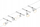 Sistem drite me kabllo Paulmann Wire Salt, 5x spot, 5 m, krom