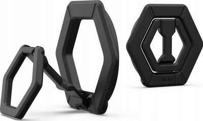 Unazë magnetike stand për telefon UAG, MagSafe, 360°, e zezë