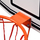 Tabla basketbolli Meteor Philadelphia, polietileni, për mur, shumëngjyrëshe