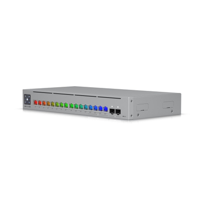 Switch Ubiquiti UniFi Pro Max 16 PoE, 16 porte Gigabit, L3 PoE++, gri