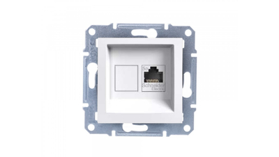 Prizë kompjuteri Schneider ASFORA single RJ45 cat.5e