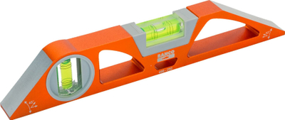 Nivel vodorues Bahco 466-250, 25 cm, bazë magnetike, portokalli