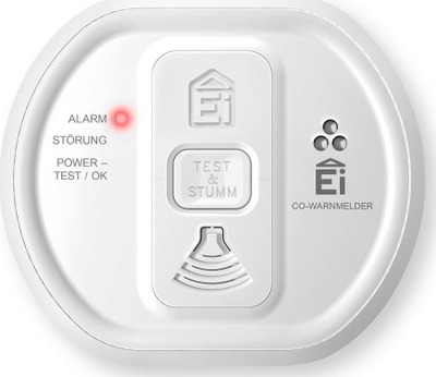 Detektor monoksidi karboni Ei Electronics Ei208iW 3XD, wireless, me bateri litiumi, i bardhë