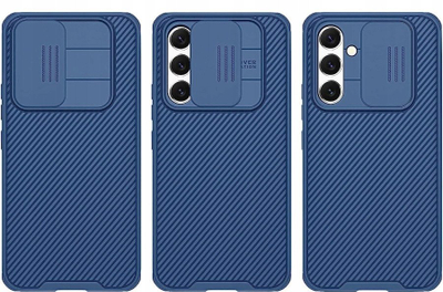 Kapak mbrojtës Nillkin CamShield Pro për Samsung Galaxy A36 5G, plastikë TPU, blu