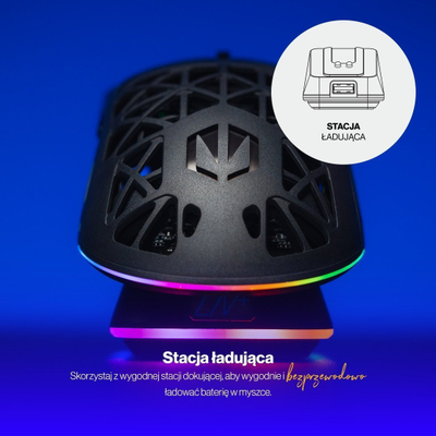 Set gaming Endorfy LIV Plus Wireless EY6A016 Viro EY1A002, maus wireless, kufje me mikrofon, e zezë