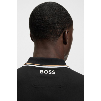 Поло блуза Boss Paddy Pro 50469102, за мажи, црна