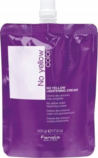 Krem zbardhues flokësh Fanola Color No Yellow Violet Bleaching Cream, 500g