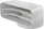 Kapak aspiratori Elica 70 CC Evoque Cover, çelik, gri