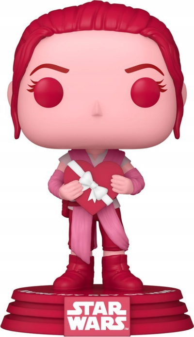 Figurë koleksionuese Funko POP Star Wars Valentines Rey, vinil, shumëngjyrëshe
