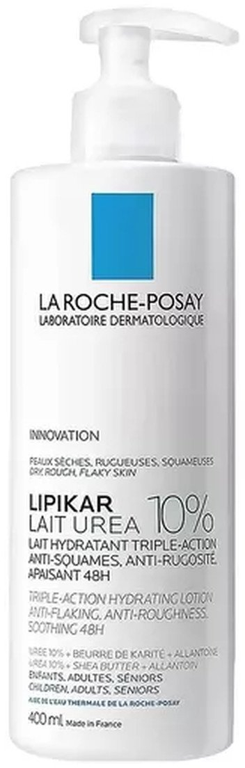 Млеко за тело La Roche Posay Lipikar Urea 10%, 400ml, за сува кожа