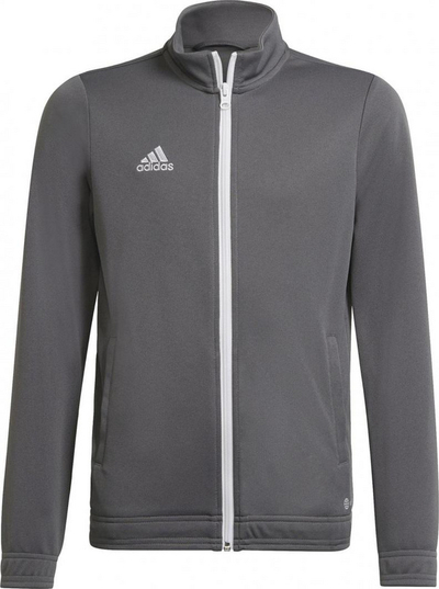 Bluzë sport për kalama Adidas Junior Entrada 22 Track Jr H57521, poliester, me zinxhir, blu