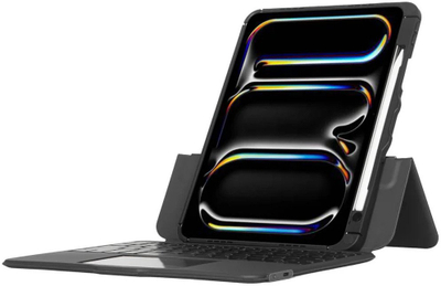 Tastierë Bluetooth me këllf Targus VersaVu 11, për iPad, ndriçim prapavie, e zezë