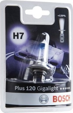 Llambë feneri Bosch Plus 120 Gigalight H7, halogjene, 12V 55W, e bardhë