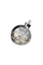 Dritë dekorative LED Ornament, sferë xhami 20 cm, me bateri, gri e errët
