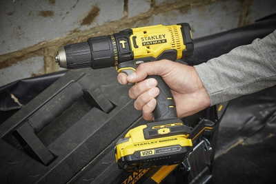 Set veglash pa kabllo Stanley Fatmax SFMCK469M2-QW, 8 pjesë, 18V V20, i verdhë