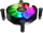 Ftohës CPU Akasa Vegas Chroma ILG, low profile, ventilator 75mm PWM, me drita RGB